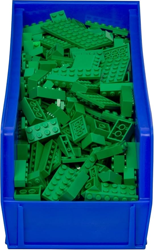 Akro-Mils 30234 AkroBins Plastic Storage Bins, 15"x5"x5", Blue, 12-Pack | Space-Saving Stackable Bins for Garage, Pantry, Craft Organization - Image 3