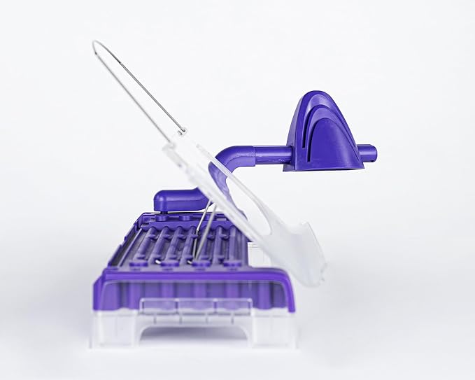 MemoScape Adjustable in-Line Document Holder for Typing | Reduces Neck Strain, Improves Focus, Boosts Desk Organization, and Workflow | Paper Holder Stand for Desk and Home Office - Purple (VUR 4040) - Image 2