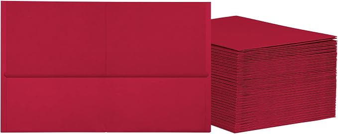 Oxford 2 Pocket Folders, Mega Box of 125, Textured Paper Folders, Red, Letter Size, Essentials for School & Teacher Supplies Lists (57543) by Oxford