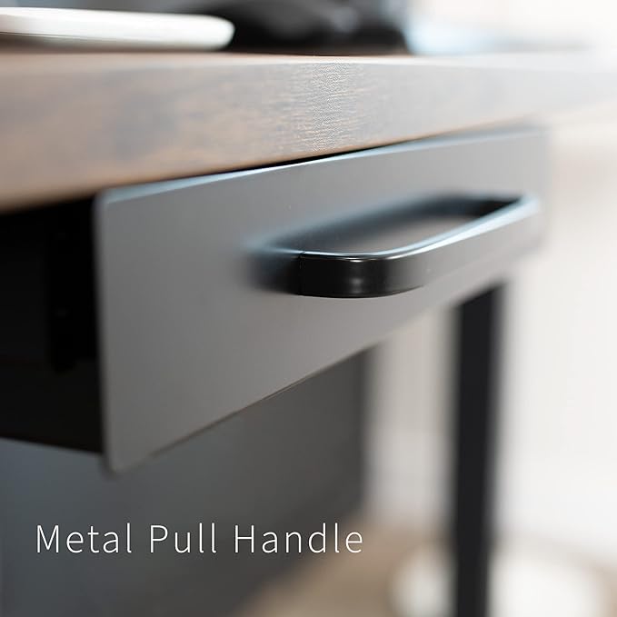 VIVO 13 inch Under Desk Mounted Sliding Pull-out Drawer for Office Desk, Pull Handle, Storage Organizer for Sit Stand Workstation, Black, DESK-DR1H-B | Sliding Steel Pull-out Drawer for Office Desk, Pull Handle, Storage Organizer for Sit Stand Workstat... - Image 7