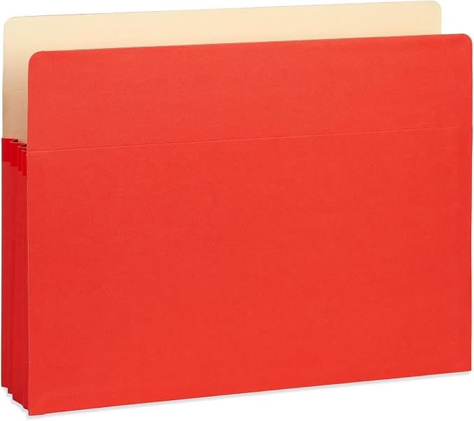 Blue Summit 10 Expanding File Pockets, Accordion File Folders Letter Size, 3.5” Expandable Pockets, Assorted Colors (Pack of 2) - Image 5