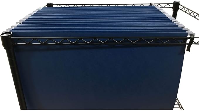 Ruby Paulina 11x17 Hanging File Folders – 25 Pack Tabloid Size Hanging File Folder Organizer with Plastic Tabs – Blue 11 x 17 Folder for Filing Cabinets, Bins, Drawers, and Organizers - Image 6