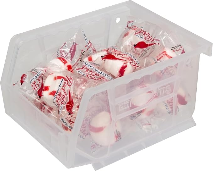 Akro-Mils 30210 AkroBins Plastic Storage Bins, 5"x4"x3", Clear, 24-Pack | Space-Saving Stackable Bins for Garage, Pantry, Craft Organization - Image 16