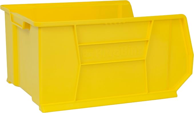Akro-Mils 30289 Super-Size AkroBins Plastic Storage Bins, Space-Saving Stackable Bins for Garage, Classroom, Warehouse Organization, 24" L x 18" W x 12" H, Yellow, 1-Pack - Image 9