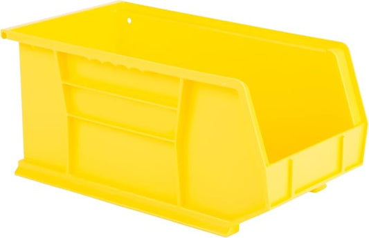 HE HUDSON EXCHANGE 15" x 8" x 7" Plastic Stackable Storage Bin, Yellow by HudsonExchange