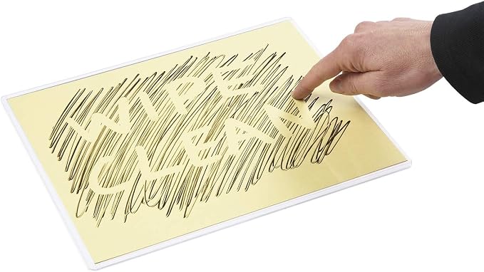 Set of 50 DocU-Sleeves 8.5x11 ++Plus++ Hook and Loop & Omni-Stick backings | Perfect Clear Plastic Document Protector & Certificate Frame - Not Too Flimsy & Not Too Rigid - Image 7