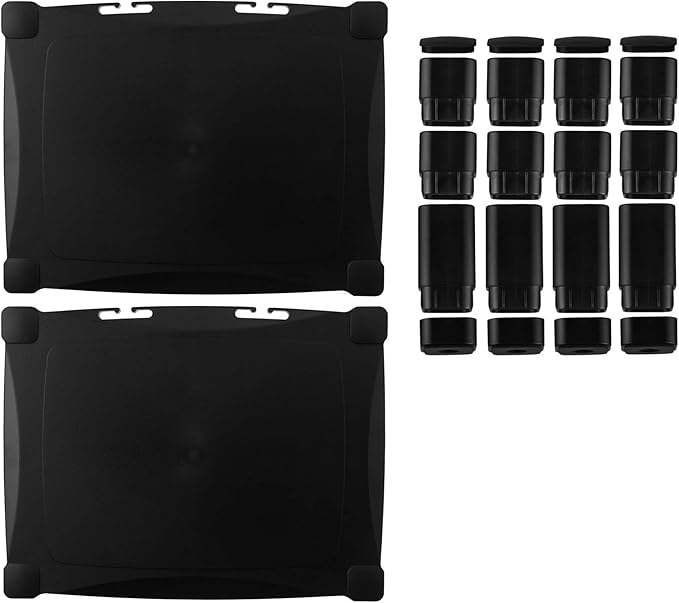 Kantek Two-Level Monitor Stand, 17" X 13.25" X 3.5" To 7", Black, Supports 50 Lbs - Image 4