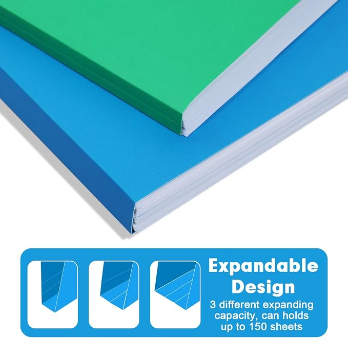 File Folder, RAZCC 250 Pack 1/3 Cut Tab Colored Folders, Colored File Folder Letter Size for Office Classroom Use, Folders with Tabs Assorted 5 Colors - Image 4