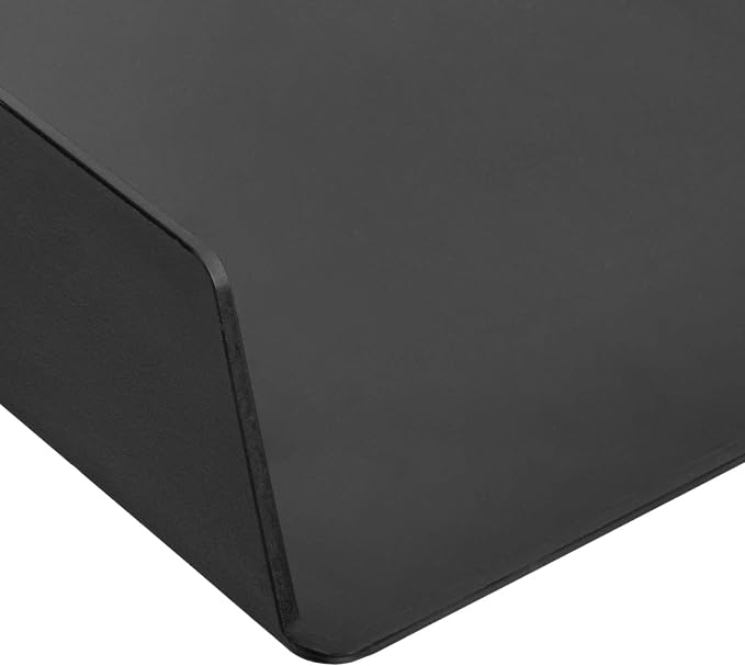 Amazon Basics Rectangular Plastic Desk Organizer, letter size Tray, 2-Pack, 9.7 x 2.2 x 13 inches, Black - Image 4