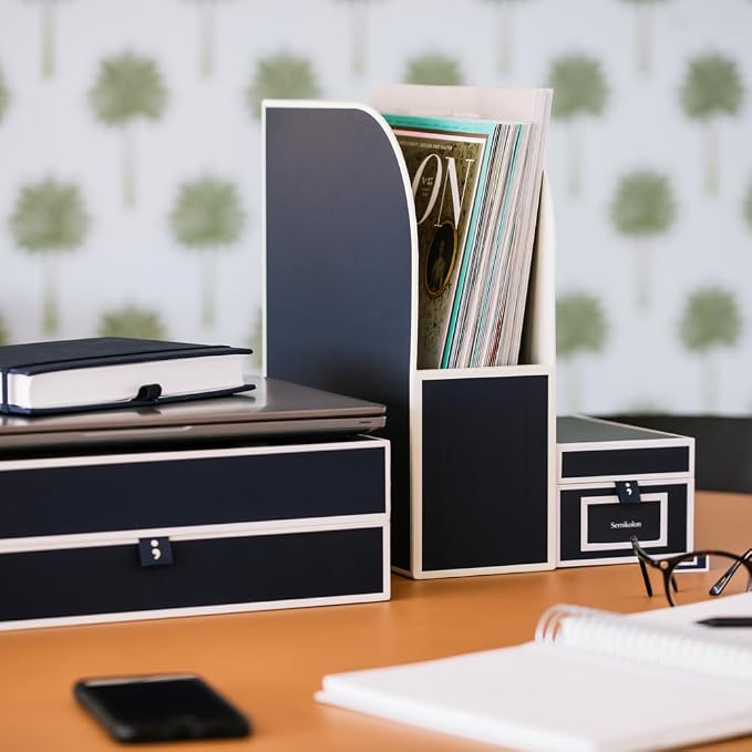 Semikolon - Business Card Box with Alphabetical Tabs, Forest - Image 5