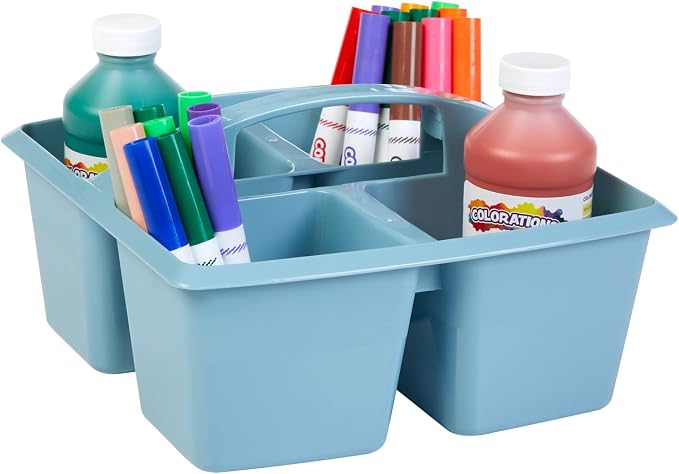 Really Good Stuff 4-Compartment Caddies, Boho, 6-Pack | Classroom Organization - Image 6