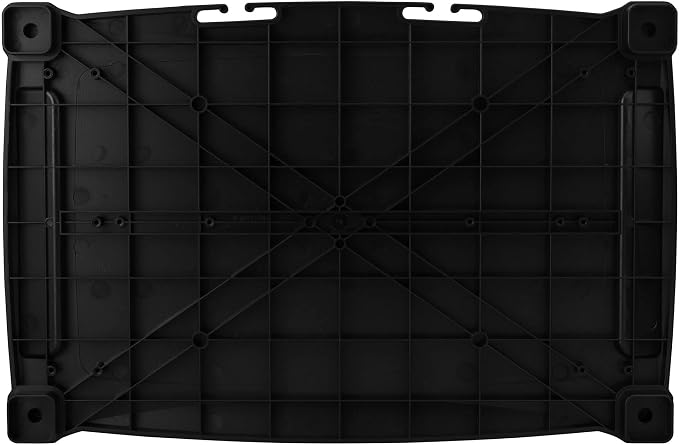 Kantek Extra Wide Single Level Height-Adjustable Monitor/Laptop Stand, 20-Inch Wide x 13.25-Inch Deep x 3 to 6.5-Inch High, Black (MS500) - Image 6