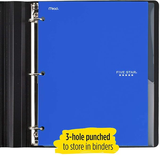 Five Star 4 Pocket Paper Folders, Assorted Colors, 12 Pack (52150) - Image 2