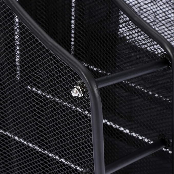4 Slots Metal Magazine File Holder Book File Sorter Vertical Holder for Office Home School Keep Ddesk Clean. - Image 4