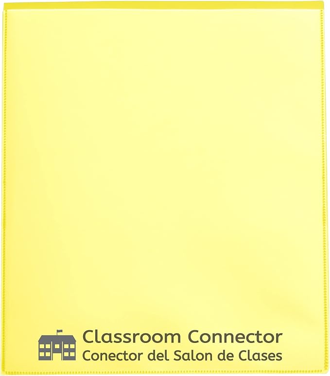 C-Line Classroom Connector School-to-Home Folders, Yellow, 25 per Box (32006) - Image 2