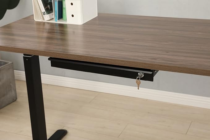 Pull-Out Desk Drawer - Office Storage Organizer Mounts Easily, Space-Saving Slide-Out Drawer for Under Desk (23.22 in Internal Width) - Image 4