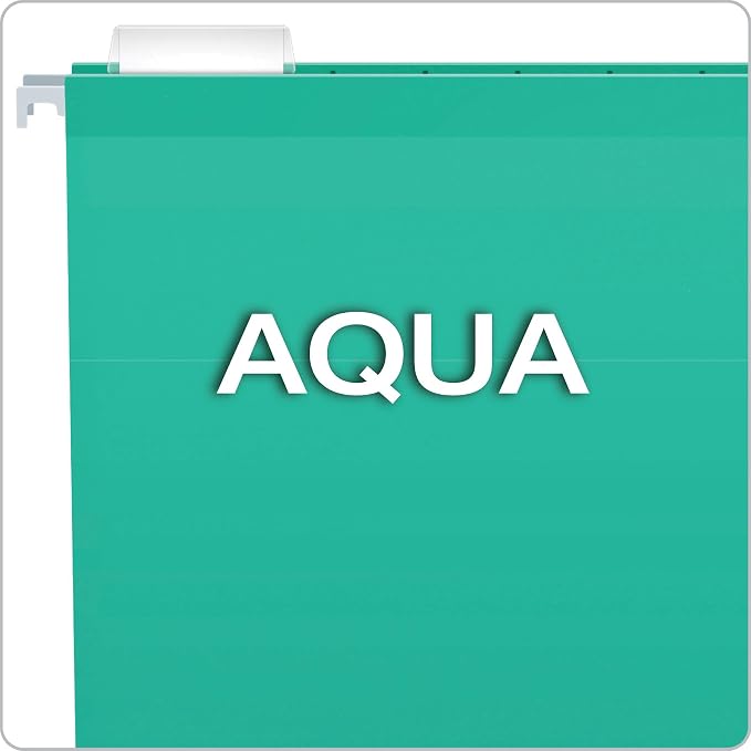 Pendaflex Hanging File Folders, Legal Size, Aqua (PFX415315AQU) (Pack of 2) - Image 3