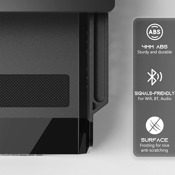 YaGee Under Desk Shelf, 2 Pack, Self-Adhesive Device Storage, Great Desktop Organizer Drawer for Work Stations, Stand Up Desks, Gaming Battlestations with Cable Management Raceway - Image 6