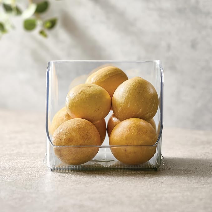 iDesign Stackable Open-Front Storage Bins, Set of 6, Clear | Kitchen and Pantry Organization - Image 8