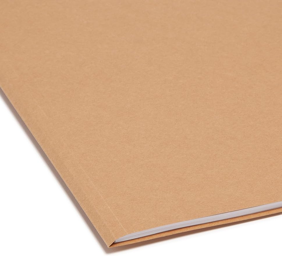 Smead File Folder, 1/3-Cut Tab, Letter Size, Kraft, 50 per Box (10830) - Image 5