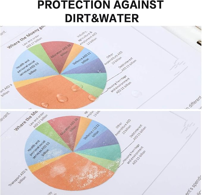 Sheet Protectors, PANDRI 800 Pack Clear Heavy Duty Plastic Page Protectors Sheet Reinforced 11-Hole Fit for 3 Ring Binder Fits Standard 8.5 x 11 Paper, 9.25 x 11.25 Top Loaded, Excluding Acid - Image 6