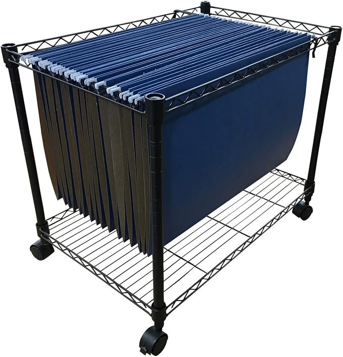 Ruby Paulina 11x17 Hanging File Folders – 25 Pack Tabloid Size Hanging File Folder Organizer with Plastic Tabs – Blue 11 x 17 Folder for Filing Cabinets, Bins, Drawers, and Organizers - Image 7