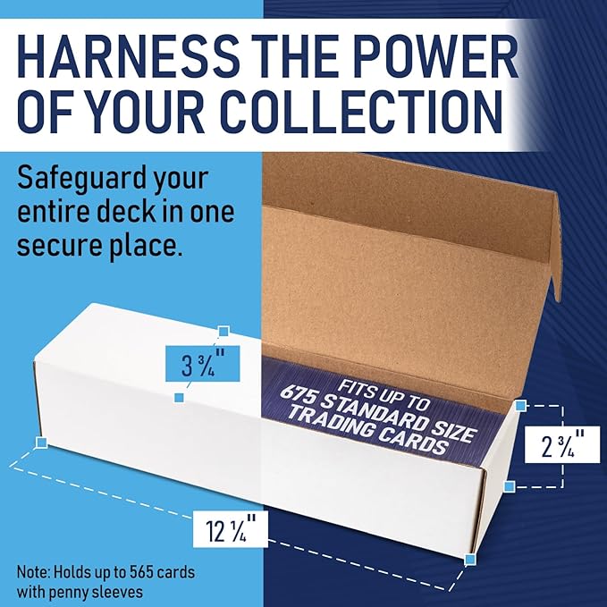 Premium Trading Card Box Storage For Sports, Baseball, Football, Basketball, MTG & TCG Collector | Baseball Card Storage Boxes & Organizer For Magic Sorter Bulk. Sports Holder For Collection. - Image 4