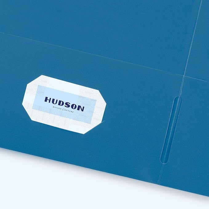 Avery® Two Pocket Folders, Holds up to 40 Sheets, Business Card Slot, 25 Assorted Folders (47993) - Image 4