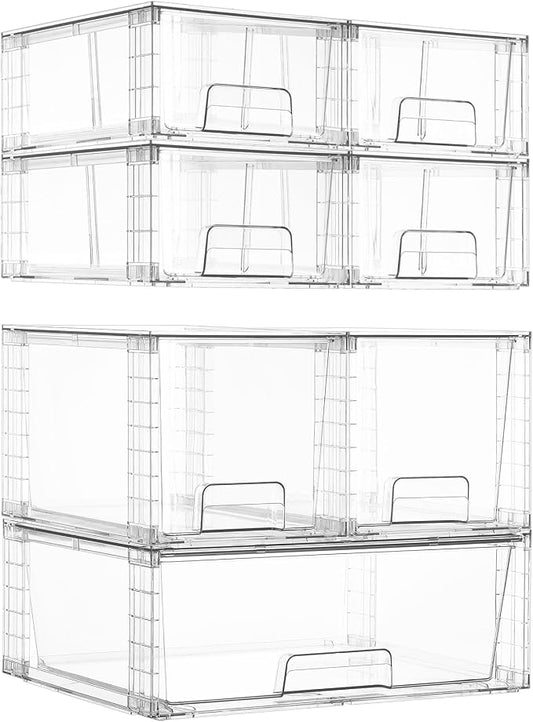 Vtopmart 7pack Easily Clear Storage Dawers by Vtopmart