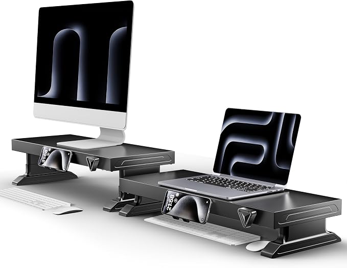 Computer monitor stand (Manually adjustable height, Basic Edition 630) by Unknown
