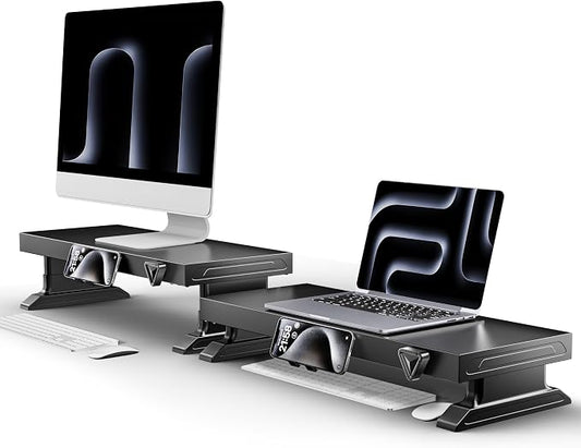 Computer monitor stand (Manually adjustable height, Basic Edition 630) by Unknown