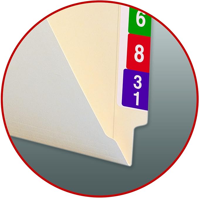 Smead 100% Recycled End Tab File Folder, Shelf-Master® Reinforced Straight-Cut Tab, Letter Size, Manila, 100 per Box (24160) - Image 5