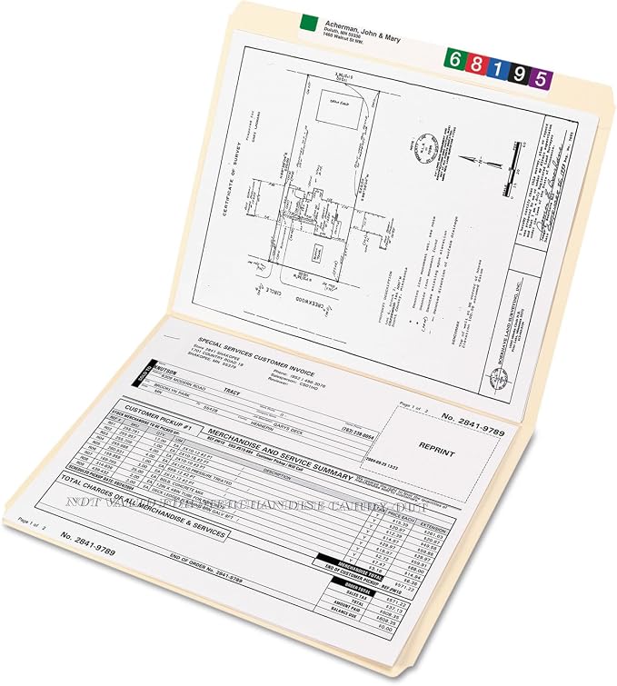 Smead File Folder, Reinforced Straight-Cut Tab (Not Undercut), Letter Size, Manila, 100 per Box (10310) | Premium manila stock, two-ply not-undercut tab, desktop and drawer filing, SFI certified, available in colors - Image 7