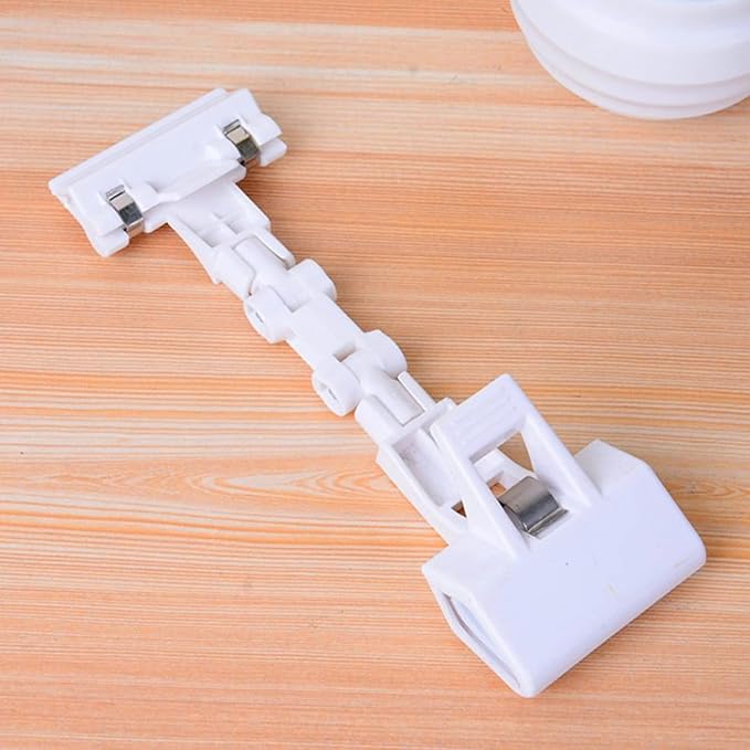 Paper Holder for Typing,Clip Copy Holder for Computer Monitor,Document Desk Clamp, Pack of 2 (White) - Image 3