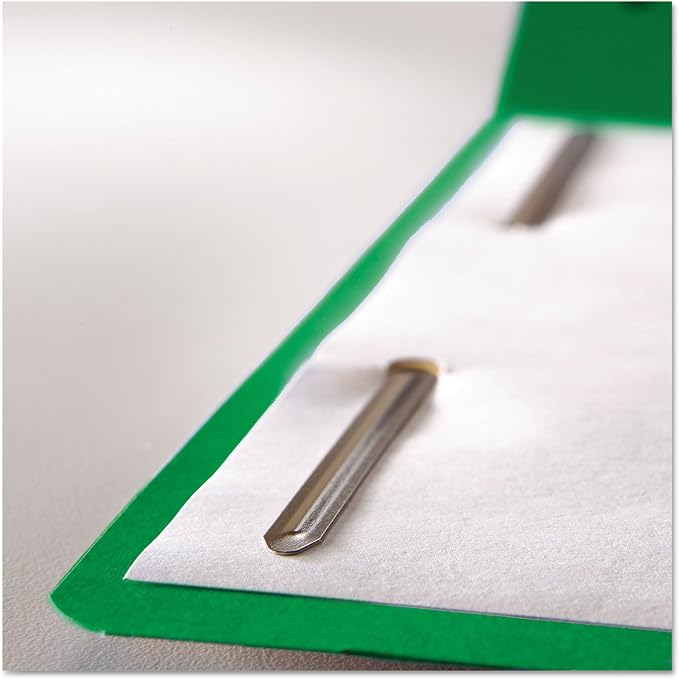Smead Fastener File Folder, 2 Fasteners, Reinforced 1/3-Cut Tab, Legal Size, Green, 50 per Box (17140) (Pack of 1) - Image 6