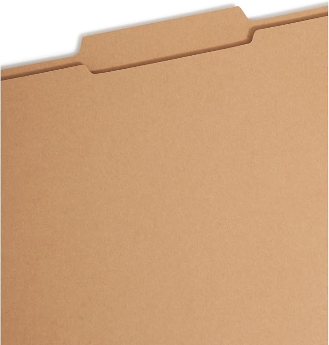Smead Fastener File Folder, Reinforced 2/5 -Cut Tab Right of Center Position, Guide Height, Letter Size, Kraft, 50 per Box (14880) - Image 3