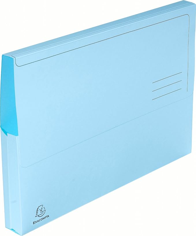 Exacompta - Ref 47970E - Super Pocket Wallets - 245 x 325mm in Size, Suitable for A4 Documents, 30mm Expanding Gusset, 210gsm Midweight Manilla - Assorted Colours (Pack of 10) - Image 15