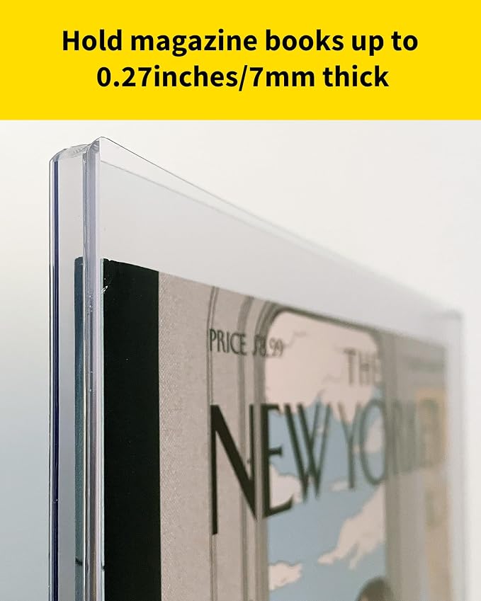 9x11.5 Magazine Toploaders 10 Pack, 7mm Capacity Magazine Holders | 15 Mil Rigid PVC Magazine Protector Sleeves, Clear Acid-Free for Collectors, Photos, Posters, Vintage Issues, Comic&Documents - Image 5