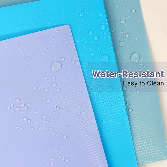 6-Pack Plastic andPockets and Prongs,2-Pocket and3 Fasteners, Pastel Folders Holds 8-1/2" x 11" Paper for School/Office/Home, Purple - Image 2