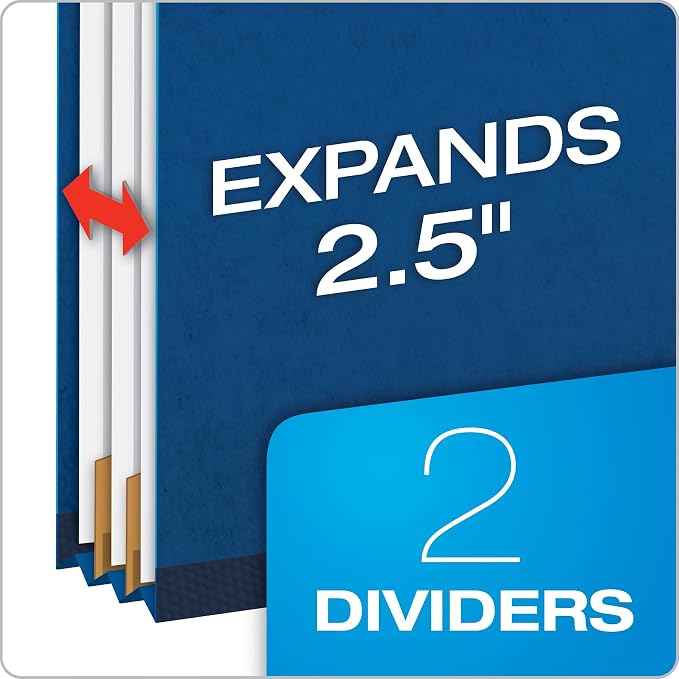 Pendaflex Recycled Classification File Folders, Letter Size, Dark Blue, 10/Box - Image 6