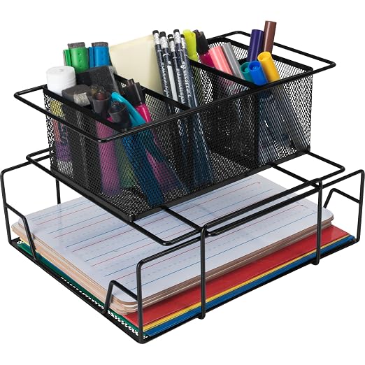 Really Good Stuff Group Materials Caddy (Black) by ReallyGoodStuff