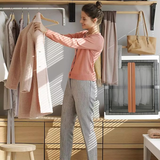 Wardrobe, Closet, Collapsible Storage Cabinet, Useful Box with Large Capacity, 37.5 Gal (142 L), Stackable on Box (19 Gal), Easy Storage of Clothes, Installation Free - Image 8