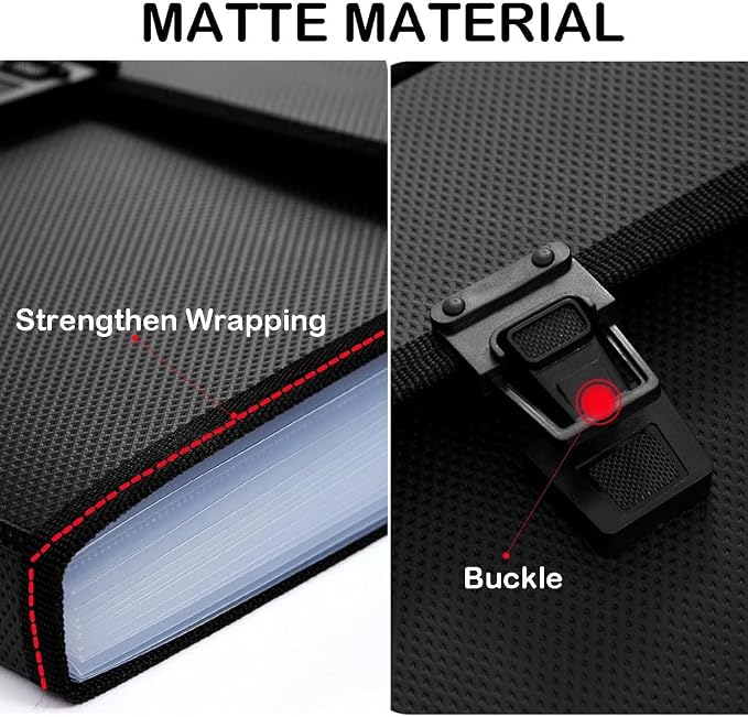 2 Pack 12 Pockets Accordion File Organizer with Handle, TRANBO Letter Size/A4 Expanding File Folder, Portable Paper Organizer, Expandable Plastic Document Organizer for Travel School Office - Image 4