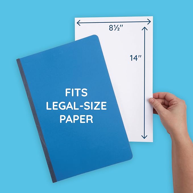 Blue Summit Supplies 10 Classification Folders, Legal 2 Divider, Dark Blue | Heavy-duty, 2 in expansion, 2 prong fasteners, 2 dividers, 6 sections, for medical, legal, and personnel files - Image 2