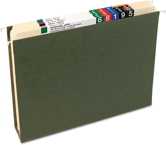 Smead Box Bottom Hanging File Folder, 1" Expansion, Letter Size, 25 per Box (64239) - Image 4