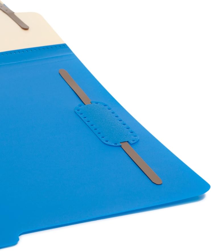 Smead Poly Classification Folder, 2 Dividers, 2" Expansion, 2/5-Cut Tab, Letter Size, Blue, 10 per Box (14045) - Image 7