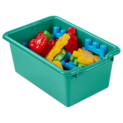 ECR4Kids Scoop Front Storage Bin, Multipurpose Organization, Contemporary, 5-Piece - Image 11