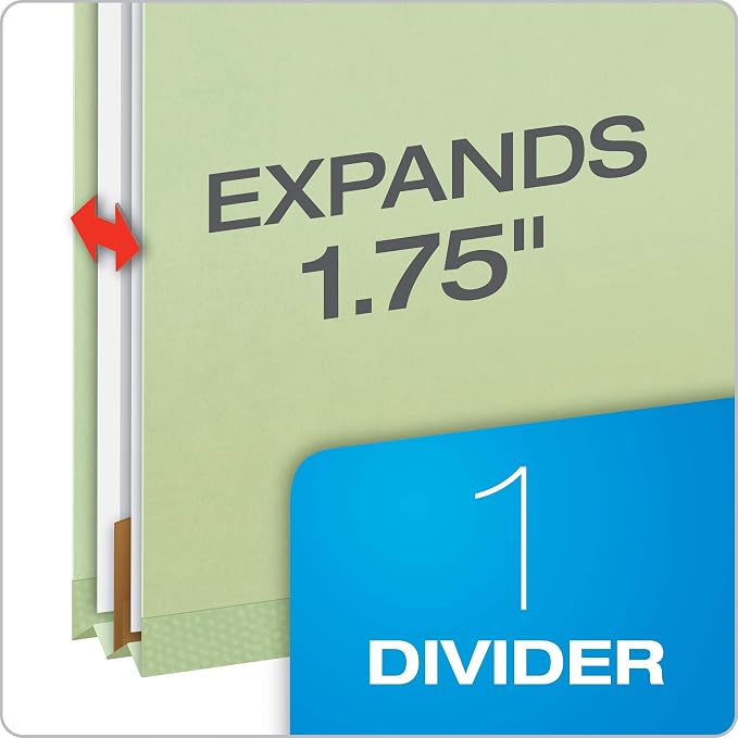 Pendaflex Classification Folders, Light Green (PFX23776R) - Image 2