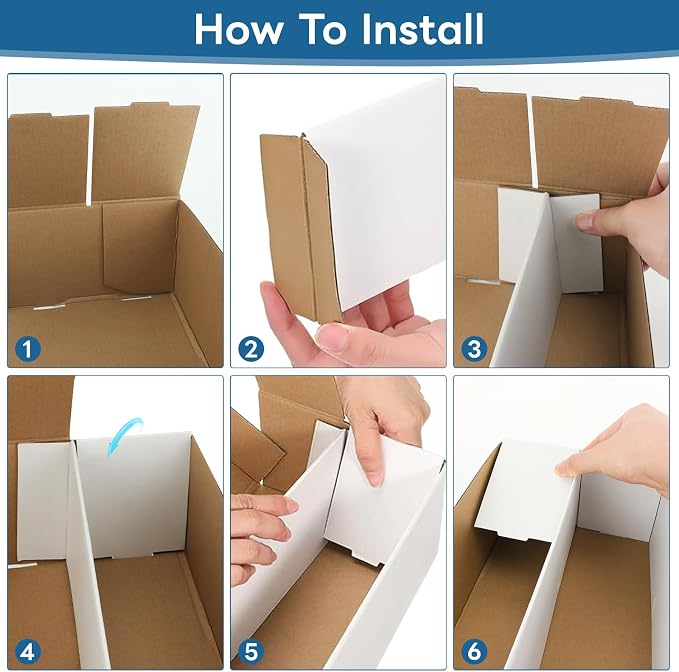 Trading Card Storage Box, 1600 Count Card Storage Boxes, Bulk Cards Storage Box Sports Cards Cases Graded Cardboard Boxes for Basketball Sports Collector (10 Set) - Image 4