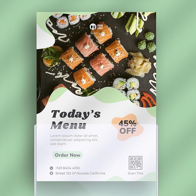 10 Pcs 8.5" x 14" Clear Plastic Menu Sleeves Covers Legal Size for Restaurant Menu Protector, 8.5" x 14" Rigid Print Protectors, Clear Hard Plastic Protective Sleeves Covers - Image 6